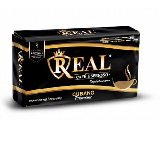 Cafe Real Espresso Coffee 10oz - 1 Pack